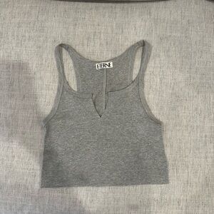 Eterne Super Cropped Rib Tank